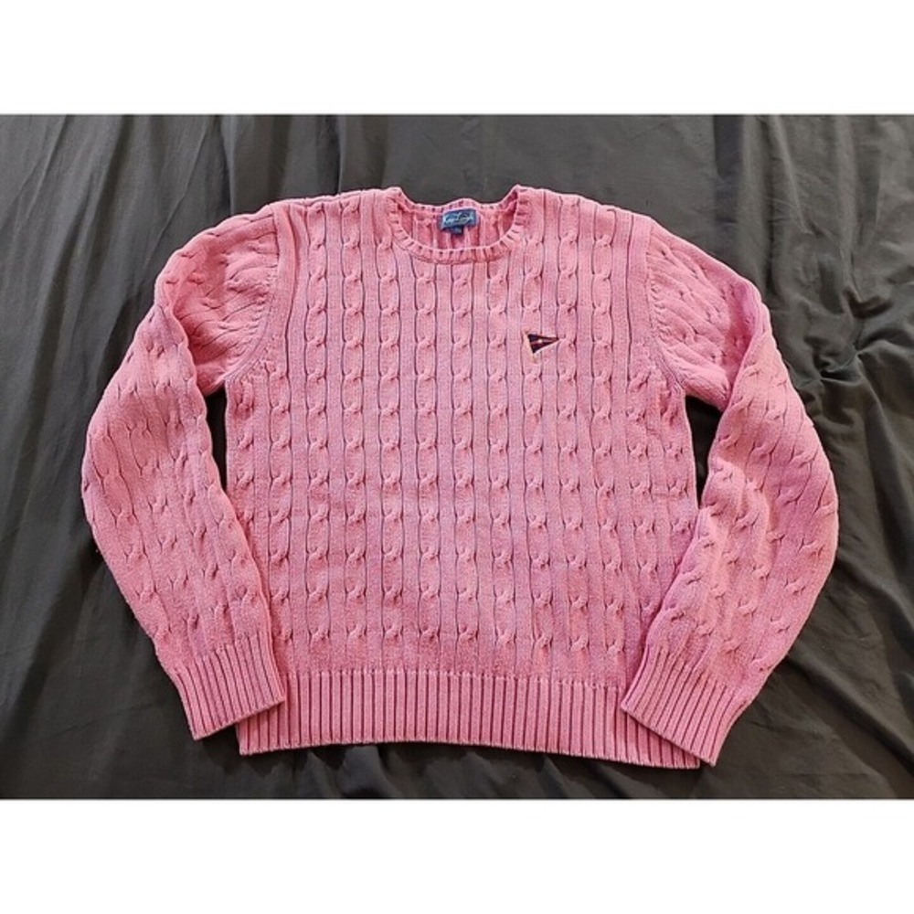 Kayleigh Designs Women's Cable Knit‎ Sweater Pink Size Small